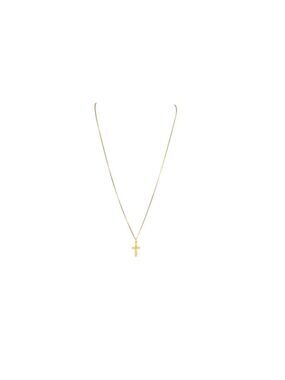 Women's Unbranded 12KT Gold Filled Cross Pendant Necklace One Size